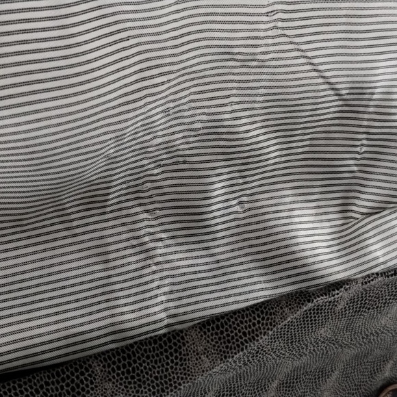 Maison Scotch blazer jacket Snakeskin fitted blazer two button taupe gray black - Picture 11 of 12